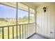 Serene screened balcony boasting a view of the outdoors at 4103 Pinehurst Circle # Bb-12, Little River, SC 29566