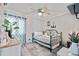 Cozy bedroom with a day bed, nautical decor, and patterned rug at 5601 N Ocean Blvd. # 315-C, Myrtle Beach, SC 29577