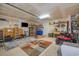 Spacious garage with ample storage and work area at 197 Golden Bear Circle, Longs, SC 29568
