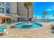 Resort-style pool with lazy river and area at 202 74Th Ave. N # 2447-2448, Myrtle Beach, SC 29572