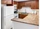 Kitchen with granite countertops and modern appliances at 202 74Th Ave. N # 2447-2448, Myrtle Beach, SC 29572