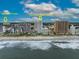 Aerial view of Carolinian Beach Resort and surrounding area at 2504 N Ocean Blvd. # 1634, Myrtle Beach, SC 29577