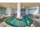 Lazy river indoor pool with lounge chairs at 2504 N Ocean Blvd. # 1634, Myrtle Beach, SC 29577