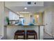 Kitchen with granite countertop and white appliances at 2504 N Ocean Blvd. # 1634, Myrtle Beach, SC 29577