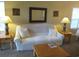 Living room with sofa, end tables and a coffee table at 5011 Harvest Dr. # 203, Myrtle Beach, SC 29579