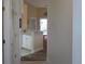 Kitchen with white cabinets and a breakfast bar at 5011 Harvest Dr. # 203, Myrtle Beach, SC 29579