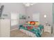 Main bedroom with a king-size bed and coastal decor at 6001-1889 S Kings Hwy., Myrtle Beach, SC 29575