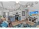 Modern kitchen with stainless steel appliances and granite countertops at 6001-1889 S Kings Hwy., Myrtle Beach, SC 29575