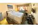 Bedroom with double bed and workspace at 1025 Plantation Dr. W # 3421, Little River, SC 29566