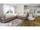 Spacious living room with comfortable seating and hardwood floors at 238 Marauder Dr., Longs, SC 29568