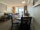 Ocean view dining area with a table for four at 6900 Ocean Blvd. # 936, Myrtle Beach, SC 29572