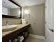 Clean bathroom with vanity, sink, and shower at 6900 Ocean Blvd. # 936, Myrtle Beach, SC 29572