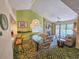Open concept dining area with glass table and modern lighting at 226 Westleton Dr. # 19-D, Myrtle Beach, SC 29572