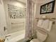 Bathroom with shower/tub and patterned tile at 226 Westleton Dr. # 19-D, Myrtle Beach, SC 29572