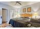 Main bedroom with king bed and en-suite bath at 800 Crumpet Ct. # 1122, Myrtle Beach, SC 29579