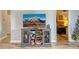 Living room with TV stand and view to bedroom at 800 Crumpet Ct. # 1122, Myrtle Beach, SC 29579