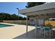 Community pool with lounge chairs and covered seating area at 1119 Blue Ridge Trail, North Myrtle Beach, SC 29582