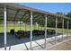 Covered picnic shelter with tables and benches at 1119 Blue Ridge Trail, North Myrtle Beach, SC 29582