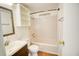 Bathroom with a bathtub, toilet, and a vanity with sink at 1119 Blue Ridge Trail, North Myrtle Beach, SC 29582
