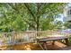 Deck with picnic table overlooking a pond at 6001-1573 S Kings Hwy., Myrtle Beach, SC 29575