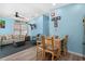 Small dining area with table and chairs, located near the living room at 6001-1573 S Kings Hwy., Myrtle Beach, SC 29575