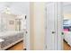 Bright hallway with access to two bedrooms and a closet at 6001 S Kings Hwy., Myrtle Beach, SC 29575
