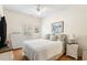 Relaxing bedroom with a queen-size bed and white dresser at 6001 S Kings Hwy., Myrtle Beach, SC 29575