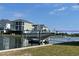 Private boat dock on a calm waterway at 329 54Th Ave. N, North Myrtle Beach, SC 29582