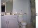 Clean and updated bathroom with shower and vanity at 9550 Shore Dr. # 619, Myrtle Beach, SC 29572