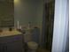 Clean and updated bathroom with shower and vanity at 9550 Shore Dr. # 619, Myrtle Beach, SC 29572