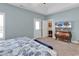 Main bedroom with a large TV and plenty of space at 1459 Tiger Grand Dr., Conway, SC 29526