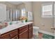 Bathroom with single vanity and shower/tub combo at 1459 Tiger Grand Dr., Conway, SC 29526