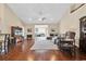 Spacious living room with hardwood floors and comfortable seating at 1459 Tiger Grand Dr., Conway, SC 29526