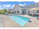 Private backyard pool with patio and seating at 1459 Tiger Grand Dr., Conway, SC 29526