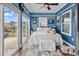 Sunroom with a king-size bed and sliding glass doors at 1459 Tiger Grand Dr., Conway, SC 29526