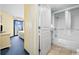 Clean bathroom with a shower/tub combo and vanity at 7100 Ocean Blvd. N # 925, Myrtle Beach, SC 29572