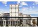 Ocean view from balcony, high-rise building at 7100 Ocean Blvd. N # 925, Myrtle Beach, SC 29572
