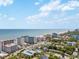 Aerial view of oceanfront high-rises and beach at 7100 Ocean Blvd. N # 925, Myrtle Beach, SC 29572