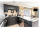 Modern kitchen with granite countertops and stainless steel appliances at 1605 S Ocean Blvd. # 1104, Myrtle Beach, SC 29577