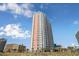 High rise building exterior with balconies and ocean views at 1605 S Ocean Blvd. # 1104, Myrtle Beach, SC 29577
