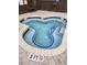 Heart-shaped hot tub with safety markings at 5308 N Ocean Blvd. # 812, Myrtle Beach, SC 29577