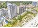 Aerial view of the resort, pool, and beach at 5308 N Ocean Blvd. # 812, Myrtle Beach, SC 29577