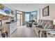 Relaxing living room with comfy seating and hardwood floors at 5308 N Ocean Blvd. # 812, Myrtle Beach, SC 29577