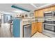 Updated kitchen with granite counters and stainless steel appliances at 5308 N Ocean Blvd. # 812, Myrtle Beach, SC 29577