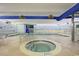 Indoor pool and hot tub with safety features at 5308 N Ocean Blvd. # 812, Myrtle Beach, SC 29577