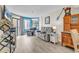 Bright living room featuring hardwood floors and ample natural light at 5308 N Ocean Blvd. # 812, Myrtle Beach, SC 29577