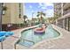 Relaxing lazy river with inflatable tubes at 5308 N Ocean Blvd. # 812, Myrtle Beach, SC 29577