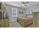 Charming bedroom with a double bed and built-in dresser at 6 Cottage Dr., Murrells Inlet, SC 29576