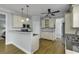 Well-equipped kitchen featuring stainless steel appliances and light-colored cabinetry at 6 Cottage Dr., Murrells Inlet, SC 29576