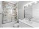 Updated bathroom with a tub and shower combination at 1012 Maccoa Dr., Conway, SC 29526
